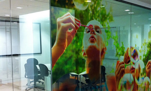Enchance your office or commercial space with decorative window films
